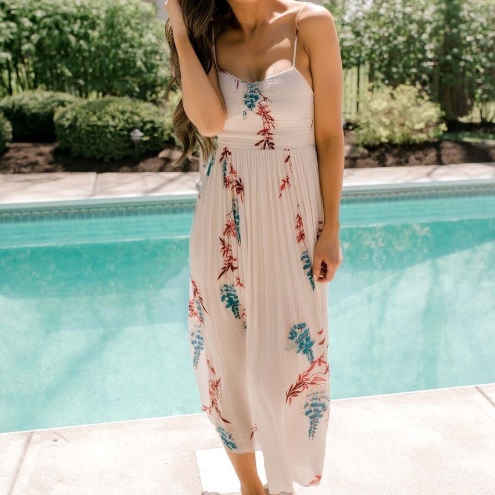 Free People Boho Midi Dress